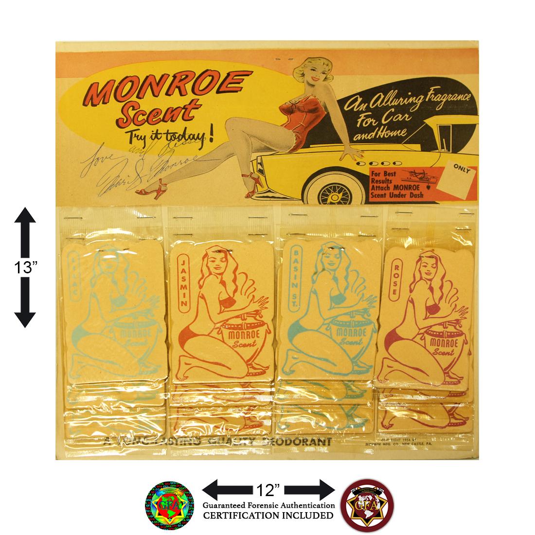 Marilyn Monroe Signed Vintage Car Scent Display (1 of 1)