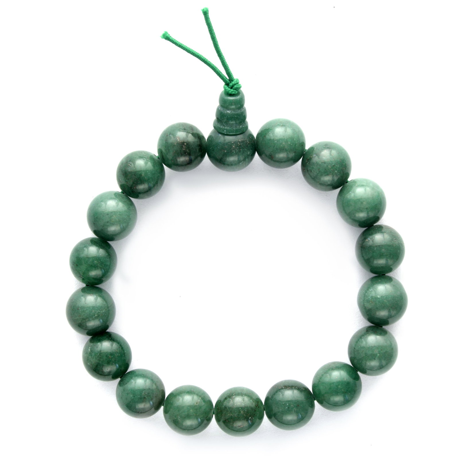 Green Aventurine Bead Bracelet: • Stone: Bead / Jade• Color: Green Aventurine• Approx Length: 6 inches• Disclaimer: Gemstones may feature inclusions or imperfections and the images are enhanced.
