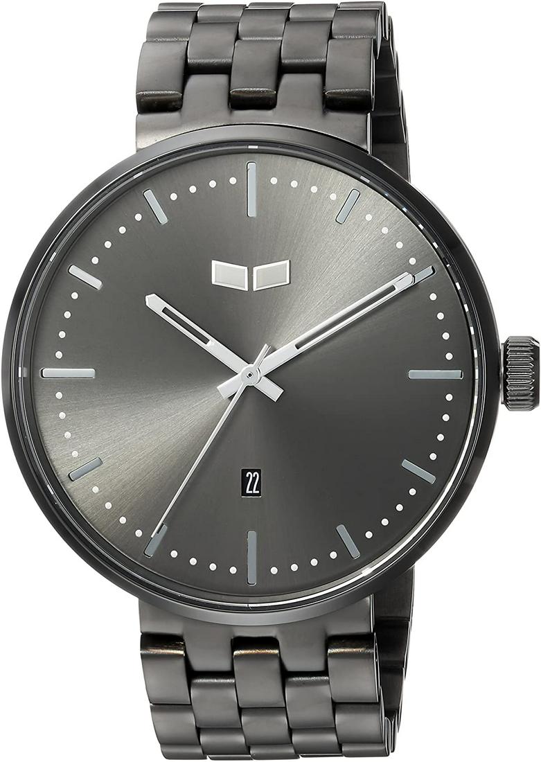 Vestal Roosevelt Stainless Steel 42 Case Watch: Movement: 3-hand premium analog with date. Made in japanWater resistance: 10 atm / surfing, swimming & snorkelingJapanese-quartz MovementCase Diameter: 42mmWater resistant to 100m (330ft): in general,