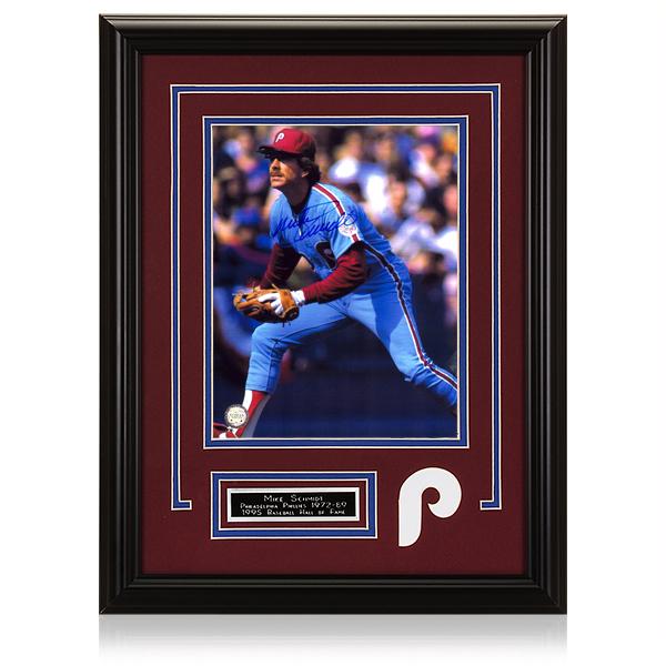 Mike Schmidt Philadelphia Phillies 12x16 signed GFA: Mike Schmidt stands for everything great about the Phillies and the game of baseball itself. He spent his entire 18-year career in Philadelphia, carving out a legacy at third base that few players in 