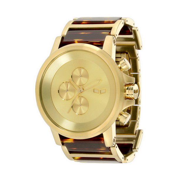 Vestal Men's Plexi Acetate Chronograph Watch: The Plexi Acetate features a premium Japanese chronograph movement, surrounded by a 48mm wide, surgical-grade stainless steel case. The Plexi’s band consists of a combination of stainless steel 