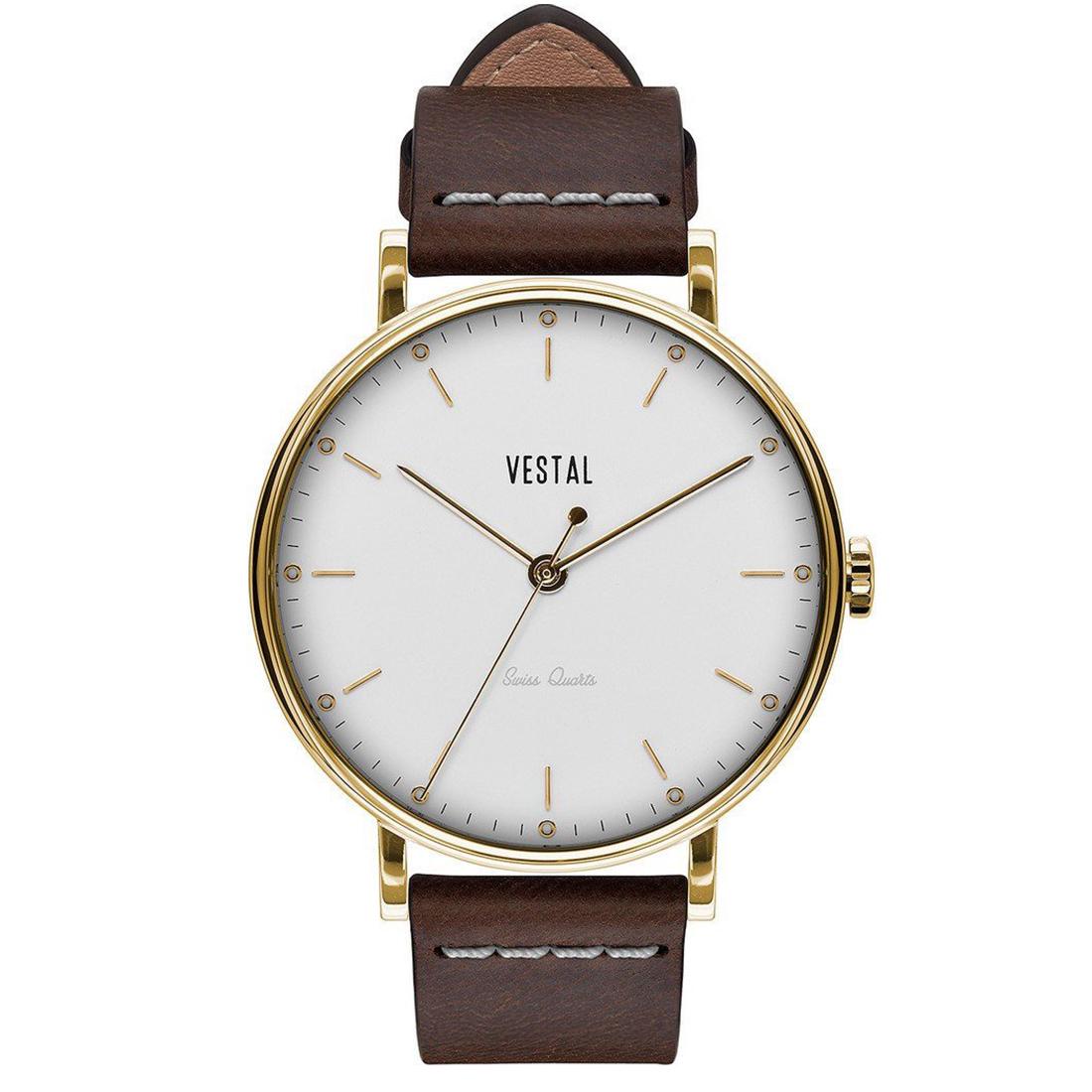 Vestal Sophisticate Italian Swiss Movement Watch: The Sophisticate by Vestal is a formal expression of sophistication, inspired by Sophisticates of yesteryear. The Sophisticate first draws your attention to its simplicity by showcasing 3-hands in a c