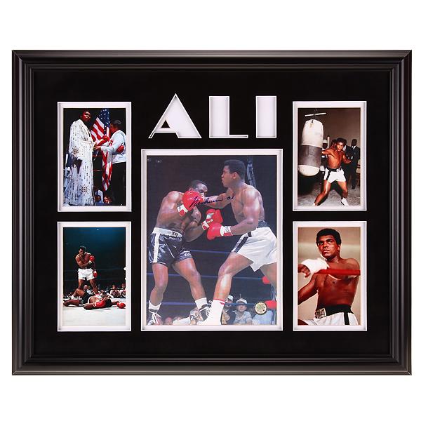 Muhammad Ali Heavyweight Champ 12x16autograph GFA: He's still the most recognizable man on earth. The self-proclaimed "Greatest of All Time," Ali had a pretty good idea of what he was talking about. He became the first man to win the heavyweight title