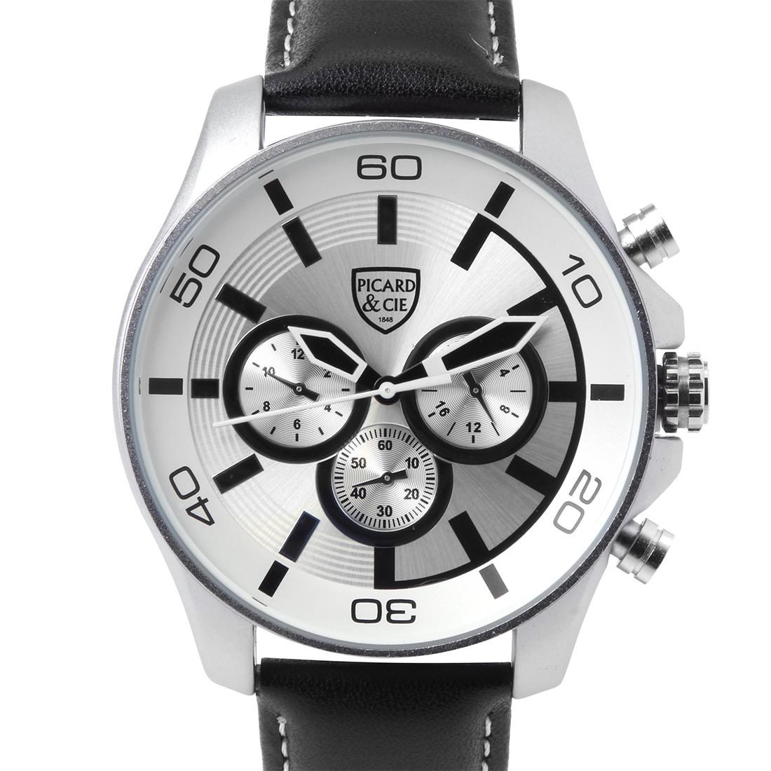 Picard & Cie Excalibur D-T Silver Men's Watch (1 of 3)