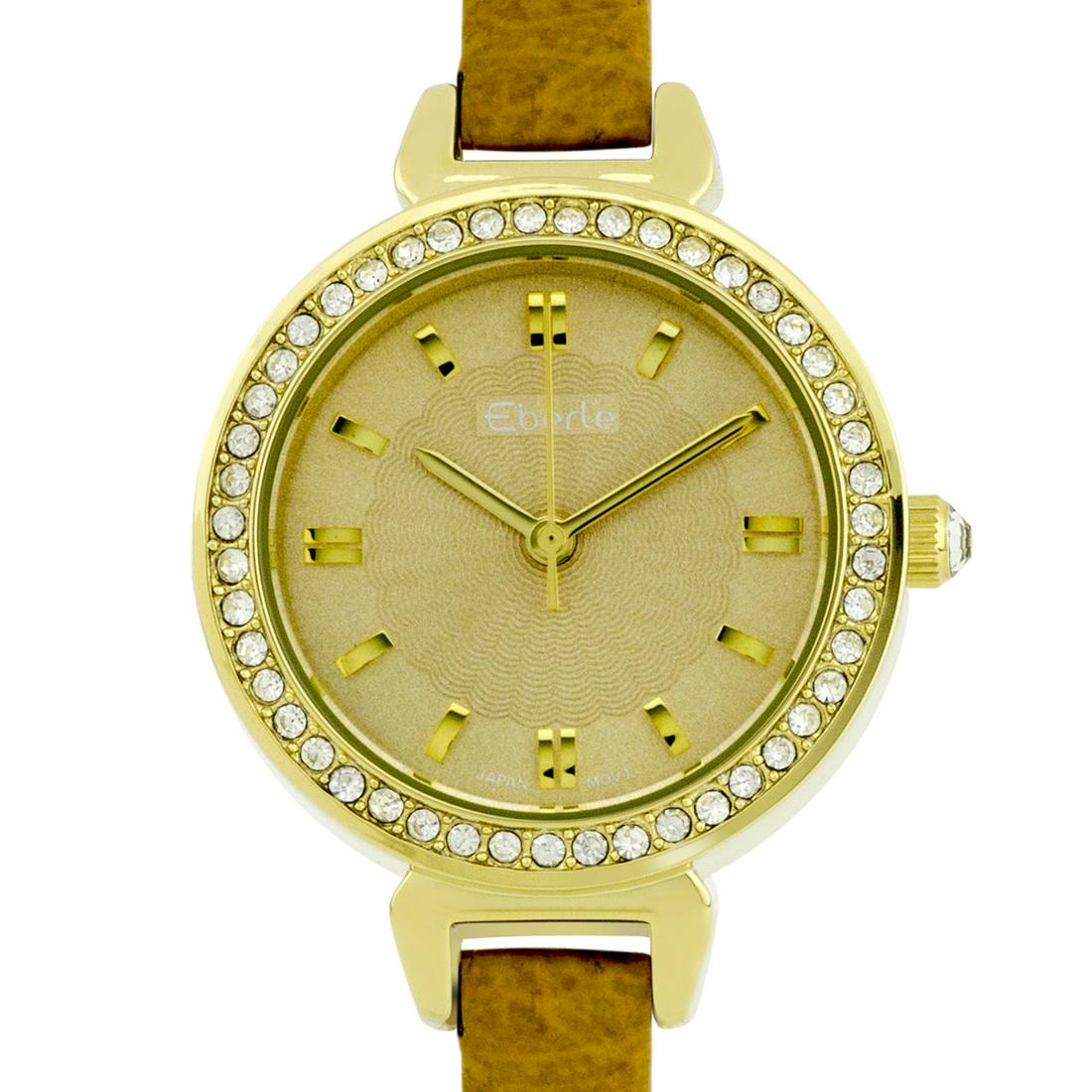 Eberle Crystal Studded Bezel 39mm Case Watch (1 of 3)