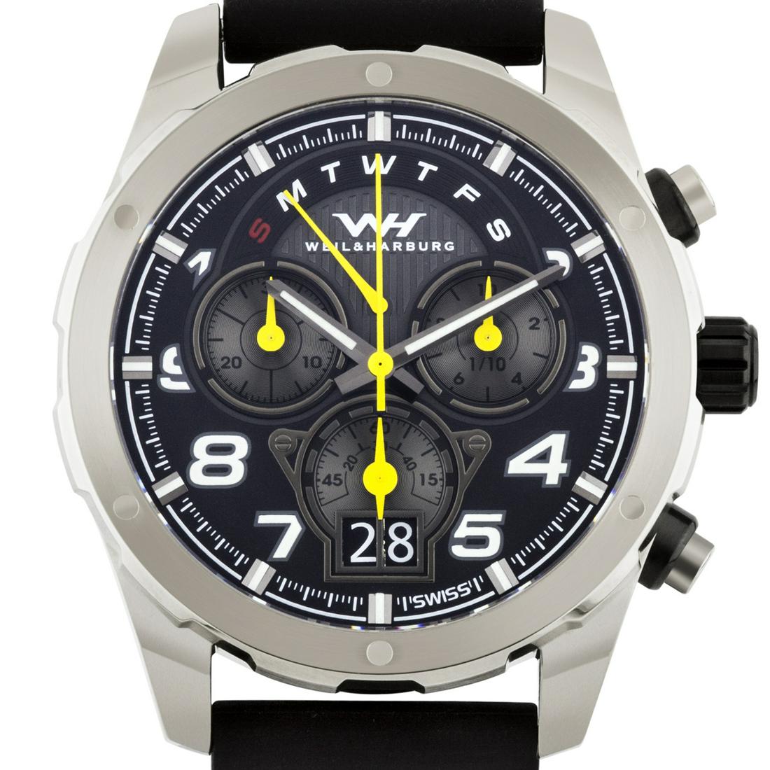 Weil & Harburg Hardy Men's Swiss Chronograph Watch - (1 of 3)