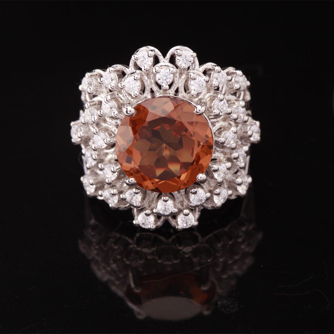 Size 9 Sterling Slv Color Changing Stone Ring (1 of 3)