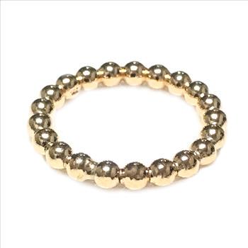14K Gold Fill Bead Stackable 3mm Band Size 7: • Metal : Gold Fill• Size : 7• Width : 3mm• Disclaimer: Gemstones may feature inclusions or imperfections and the images are enhanced.