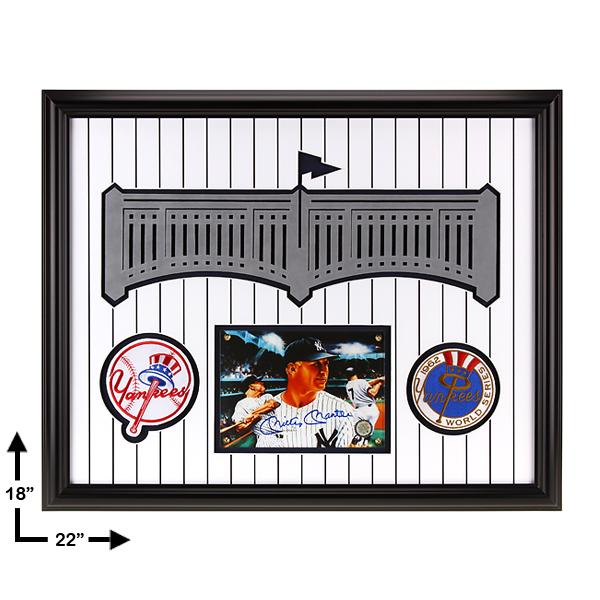 Mickey Mantle New York Yankees Framed Signed GFA: Mickey "The Mick " Mantle from 1951 to 1968 patrolled center field with an unprecedented grace that left all privileged enough to see him play with memories to last a lifetime. Mickey Mantle was a sta