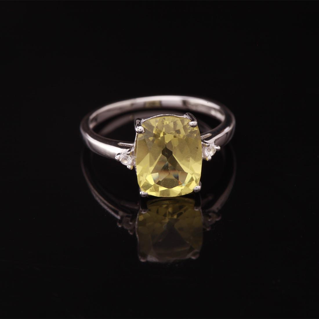 Size 6 Sterling Slv Color Changing Stone Ring (1 of 3)