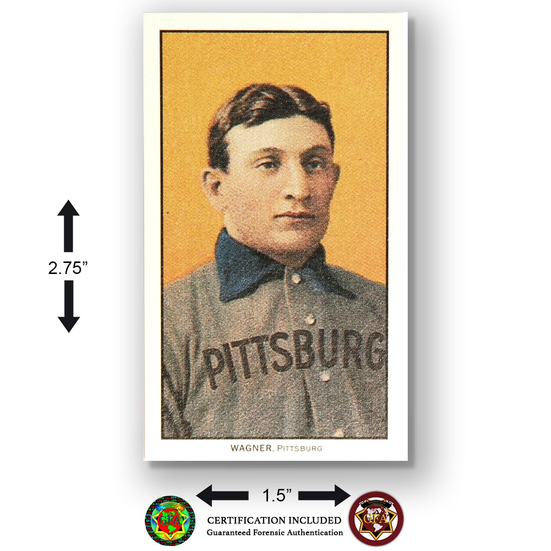 Honus Wagner Baseball Card: Honus Wagner (February 24, 1874 – December 6, 1955) 1909-1911 Honus Wagner reprint card. The original T206 Honus Wagner Baseball Card is one of the most popular baseball cards in the hobby and t