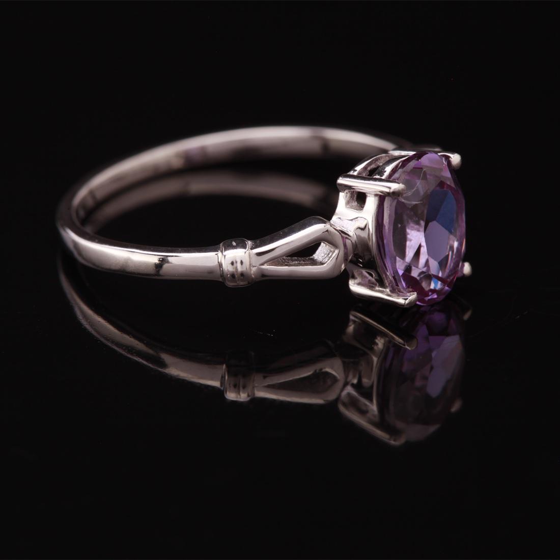 Size 9 Sterling Silver Syn Alexandrite Ring (1 of 3)