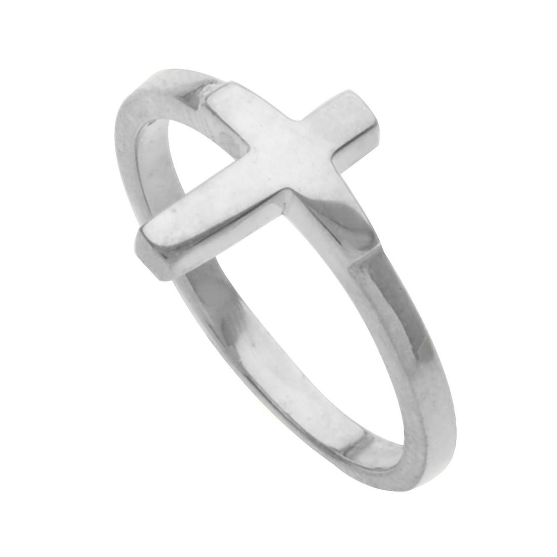 Sterling Silver Cross Ring-SZ 7 (1 of 1)