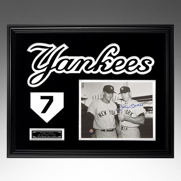 Mickey Mantle New York Yankees Framed Signed GFA (1 of 1)