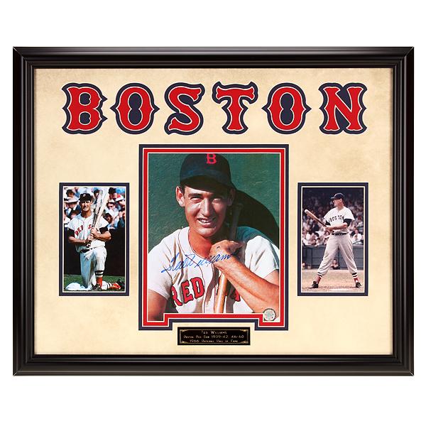 Ted Williams Boston Red Sox Framed 20x16 GFA (1 of 1)
