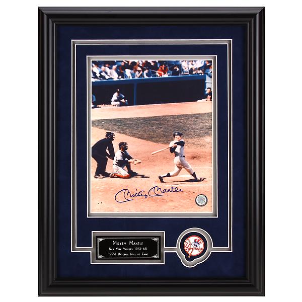 Mickey Mantle New York Yankees 12x16 Signed GFA: Mickey "The Mick " Mantle from 1951 to 1968 patrolled center field with an unprecedented grace that left all privileged enough to see him play with memories to last a lifetime. Mickey Mantle was a sta