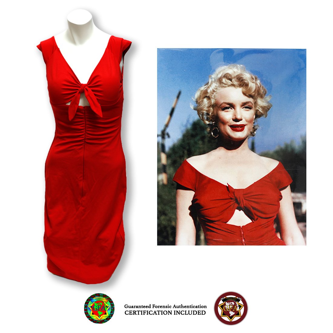 marilyn monroe red dress