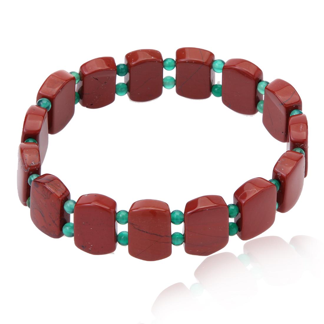 Red Jasper Stretch Bracelet (1 of 2)