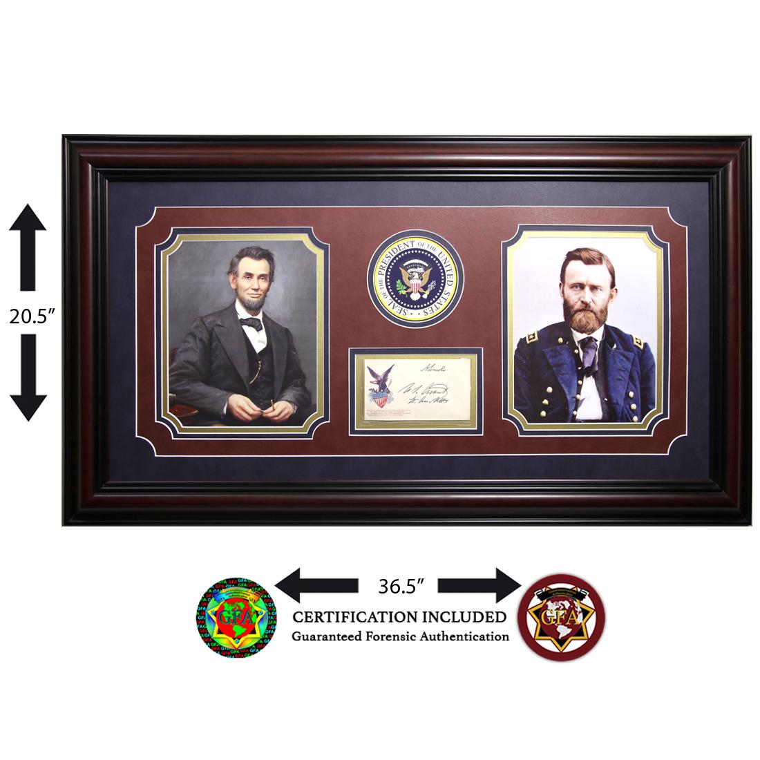 ABE LINCOLN & U.S.GRANT SIGNED CIVIL WAR ENVELOPE (1 of 5)