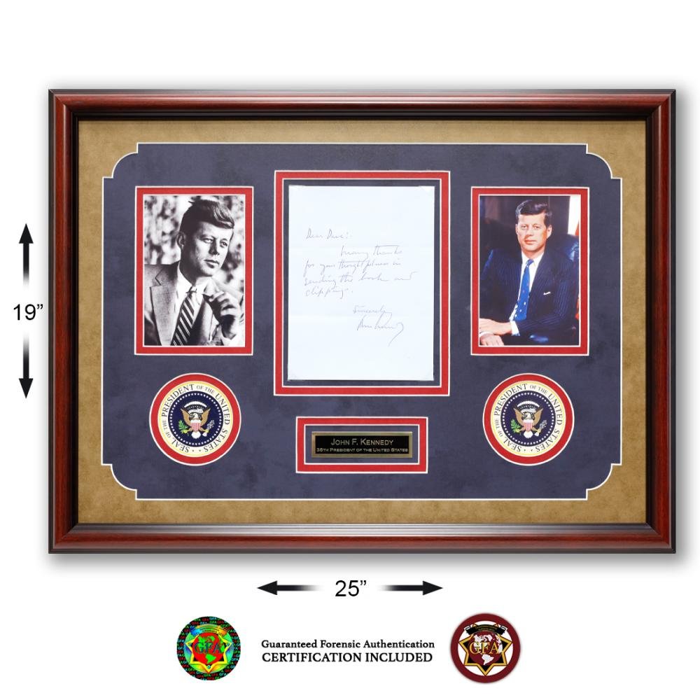 John Kennedy Signed Handwritten Note (1 of 5)