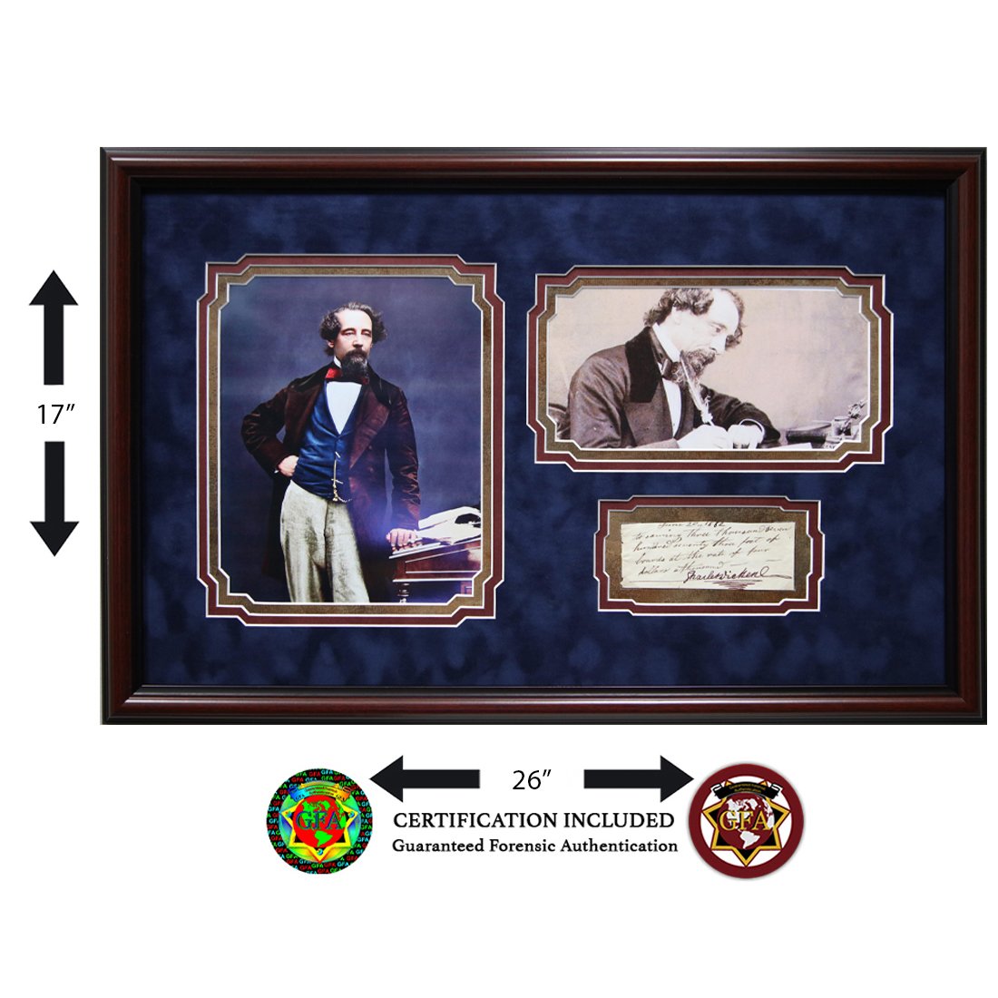 CHARLES DICKENS SIGNED RECEIPT DATED JUNE 20 1882 (1 of 3)