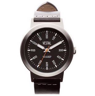 Vestal Unisex The Retrofocus Analog Quartz Watch: Inspired by vintage camera & lens designs, The Retrofocus by Vestal is most certainly one of a kind. The Retrofocus first reveals its design inspiration through a very unique way of using camera ISO