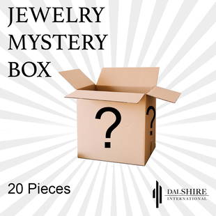 20 Piece Jewelry Mystery Box: Jewelry Mystery Deal A box of 20 randomly selected pieces of fashion jewelry pulled from the vault of treasures Humans have long been fascinated with uncertainty. Ancient man rolled knucklebones in