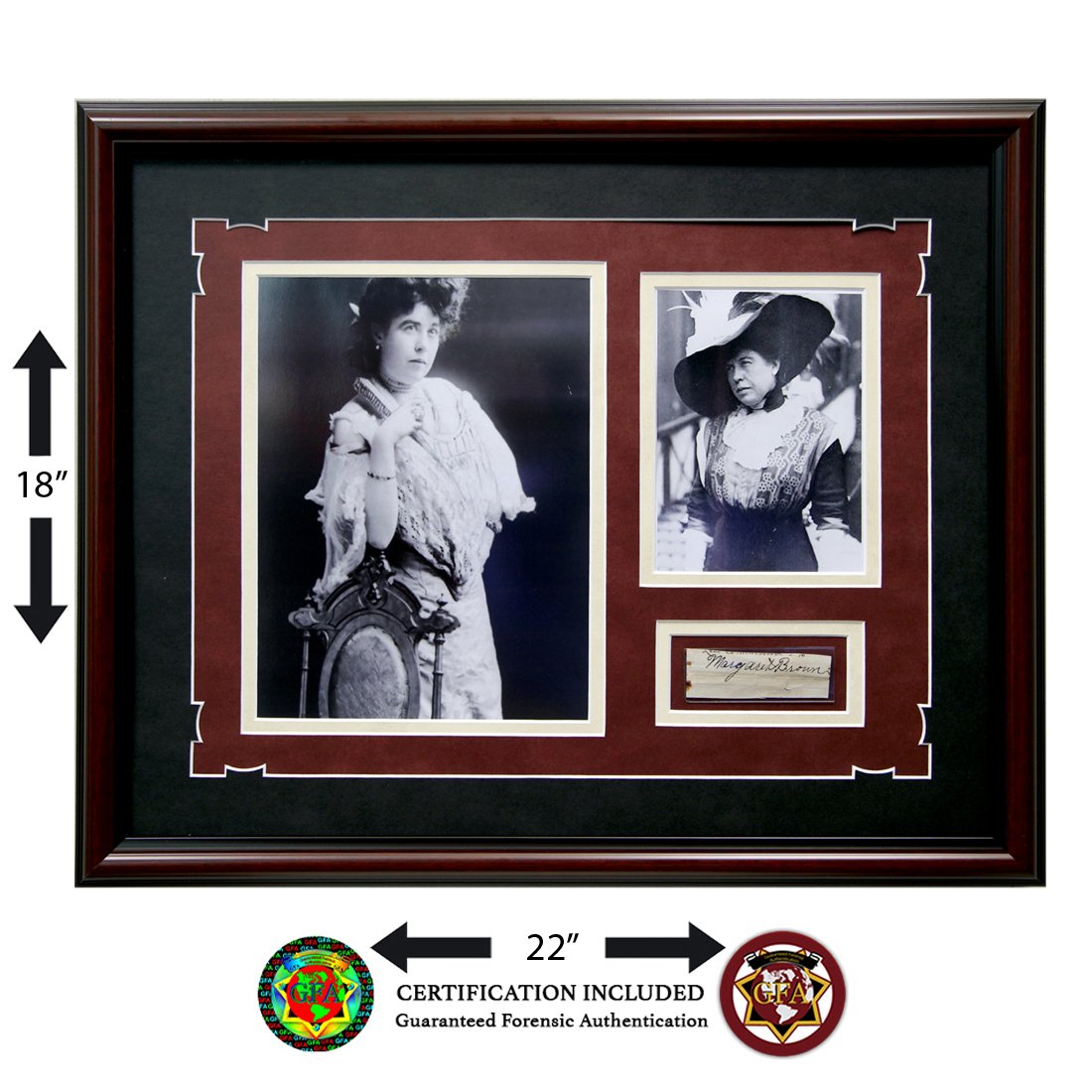 Margaret Brown Signed White Star Line Envelope: TITANIC SURVIVOR MARGARET â€œUNSINKABLE MOLLY” BROWN SIGNED WHITE STAR ENVELOPE. Margaret Brown (July 18, 1867 â€“ October 26, 1932) Molly Brown signed White Star Envelope in black ink.