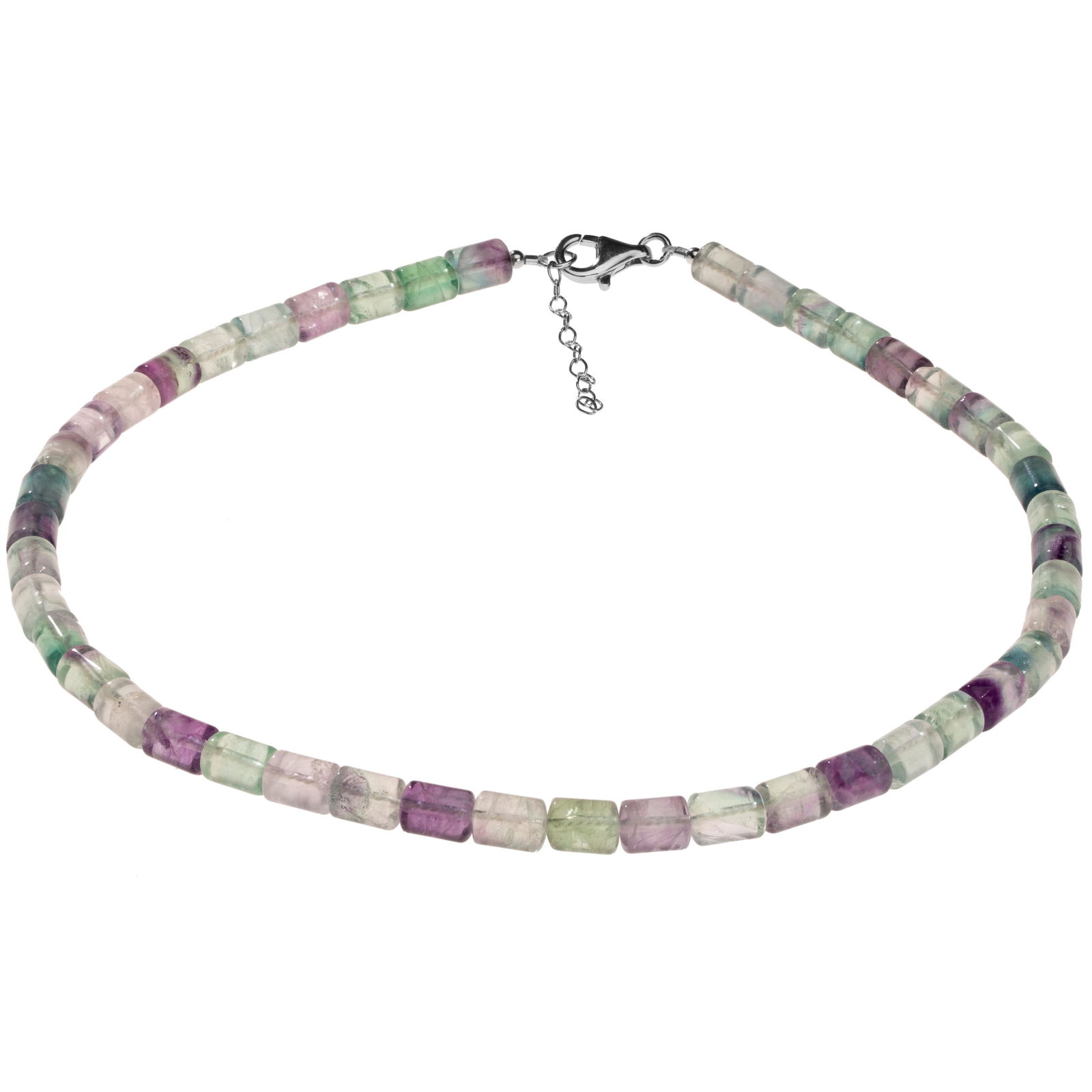 22 inch Genuine Fluorite Sterling Silver Necklace (1 of 3)