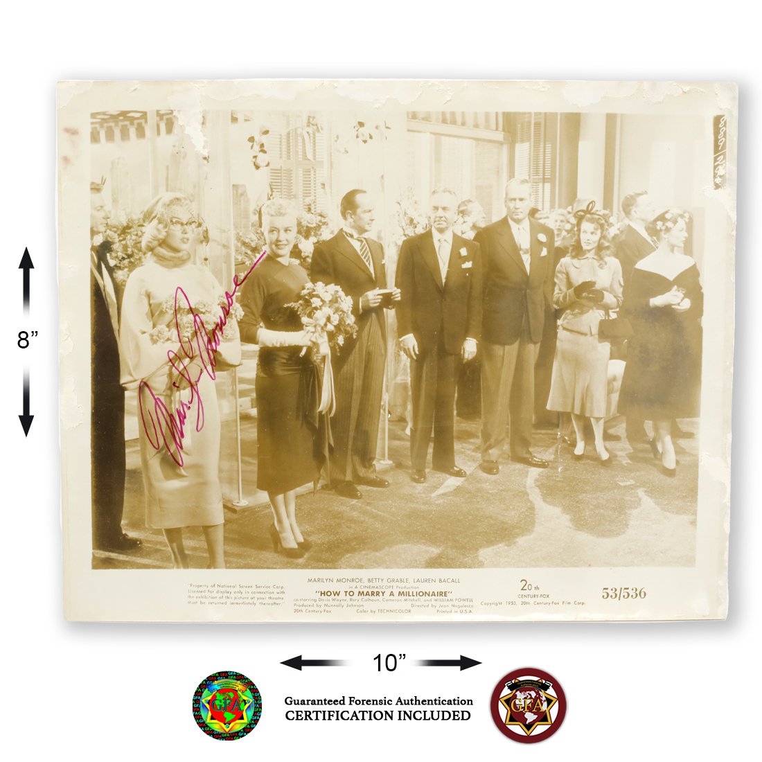 Marilyn Monroe Signed Studio Photo (1 of 4)