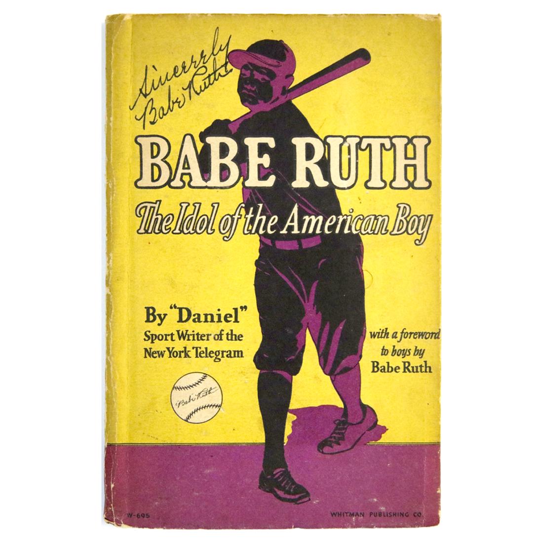 Babe Ruth Twice Signed 1930 Book (1 of 4)