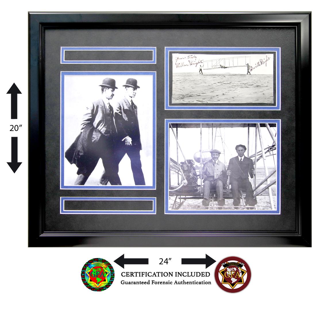 Wright Brothers Signed First Flight 6X8 Photo (1 of 3)