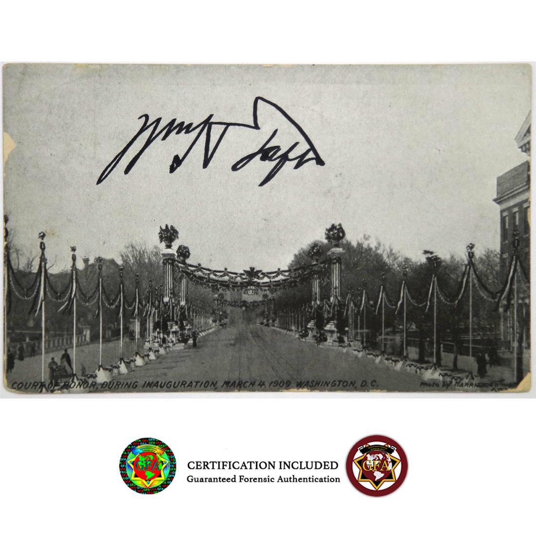 William Howard Taft Signed Postcard (1 of 4)