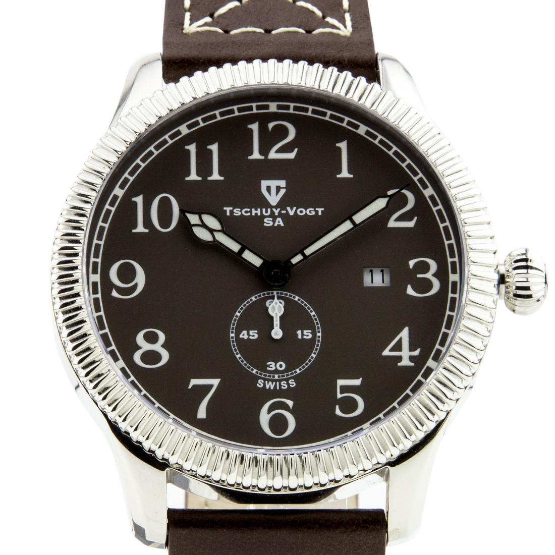 Tschuy-Vogt Cavalier 45mm Sapphire Crystal Watch (1 of 3)