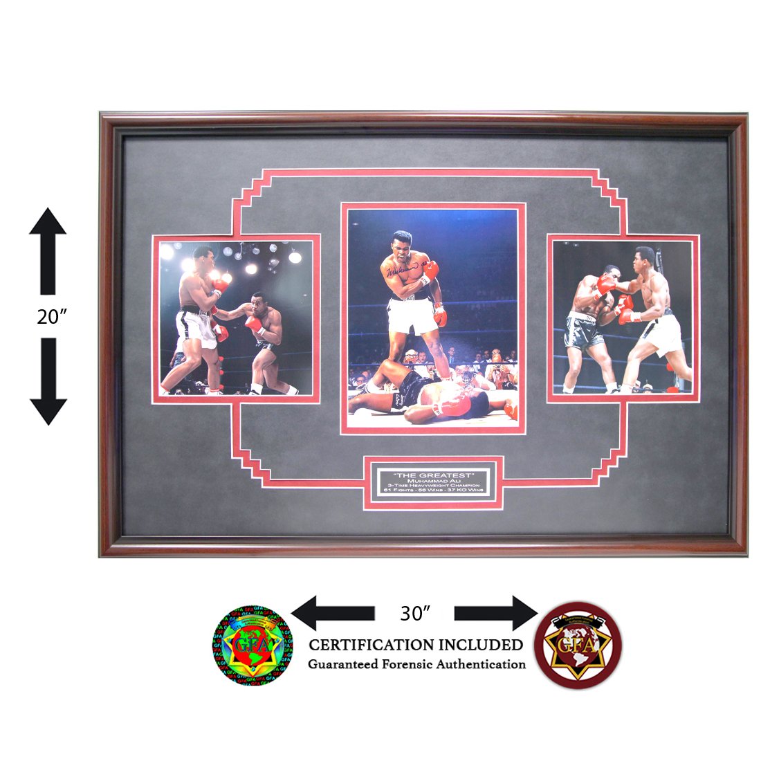 Muhammad Ali Signed Heavyweight Champion: He's still the most recognizable man on earth. The self-proclaimed "Greatest of All Time," Ali had a pretty good idea of what he was talking about. He became the first man to win the heavyweight title