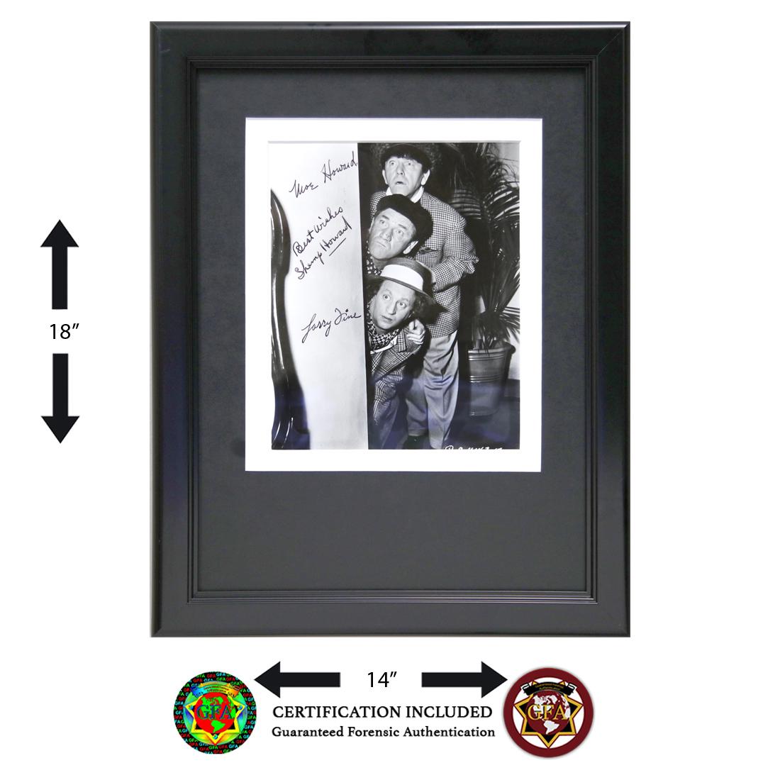 THE THREE STOOGES SIGNED PHOTO (1 of 2)