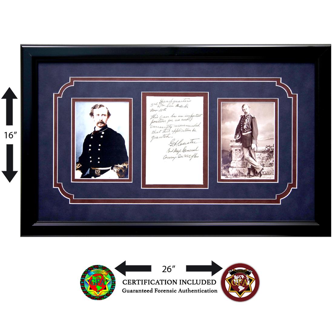 General Custer Signed Military Letter Dated Nov 10 (1 of 6)