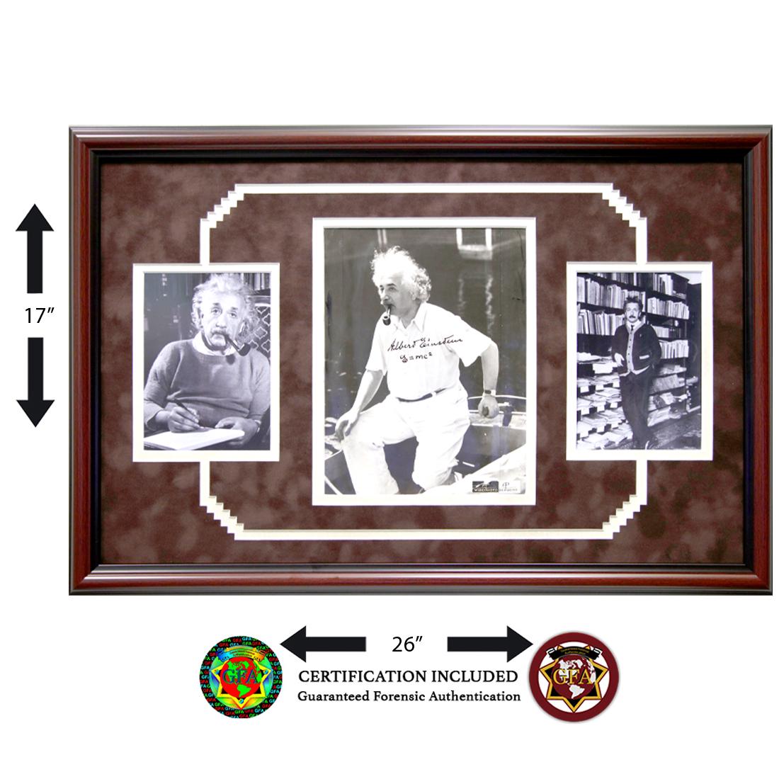 Albert Einstein Signed 8X10 Photo With E=mc2 1936 (1 of 3)