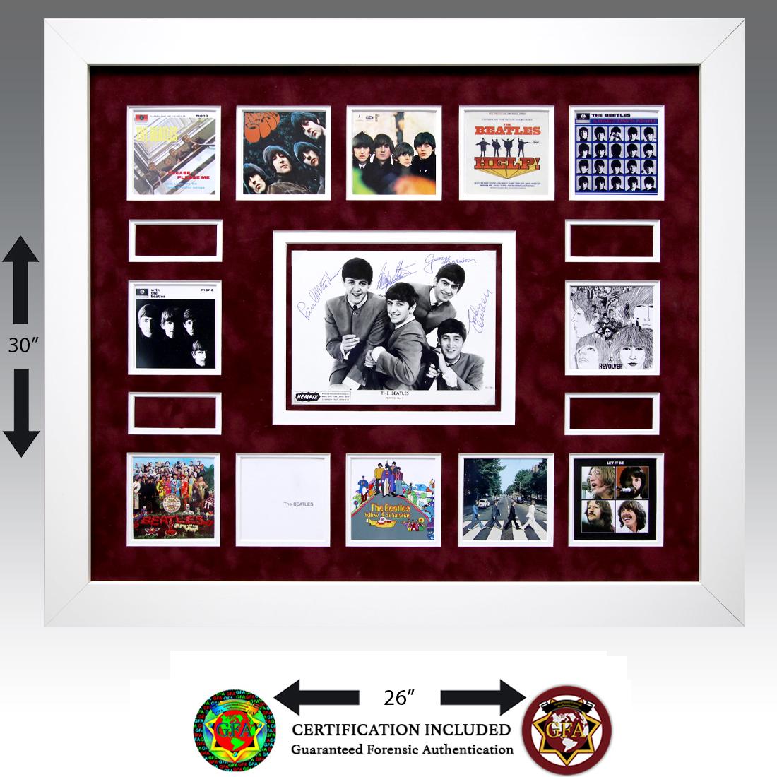 The Beatles Signed 8X10 Nempix Promo Photo (1 of 3)