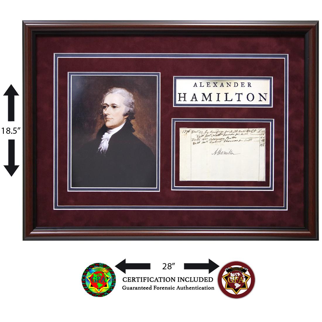 Alexander Hamilton Signed 1796 Receipt (1 of 5)