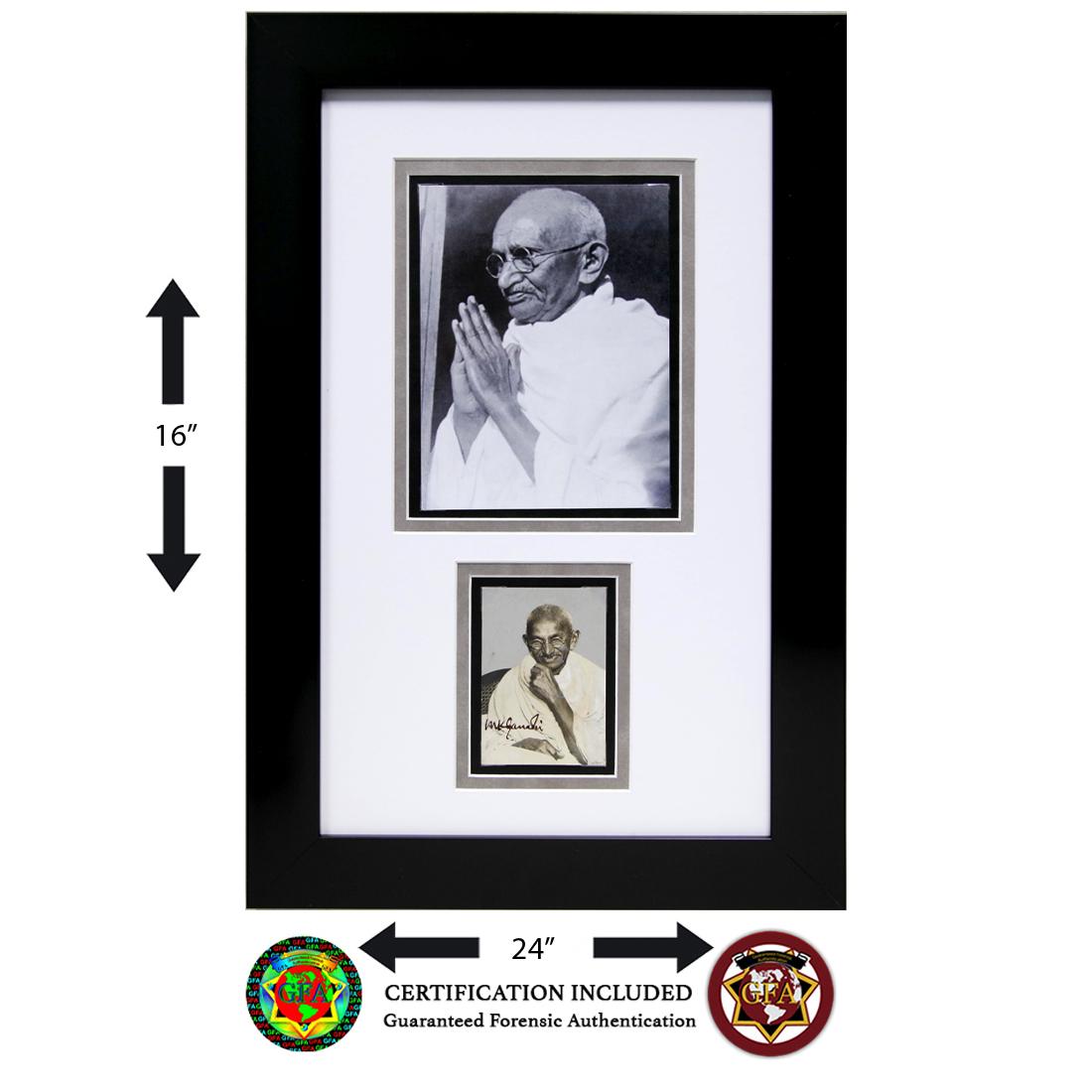 Mahatma Gandhi Signed Photo (1 of 4)