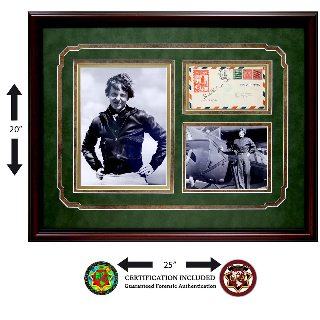 Amelia Earhardt Signed Postmarked Envelope (1 of 5)