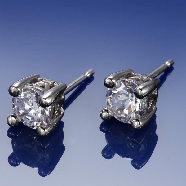 6MM Sterling Silver Stud Earrings (1 of 1)