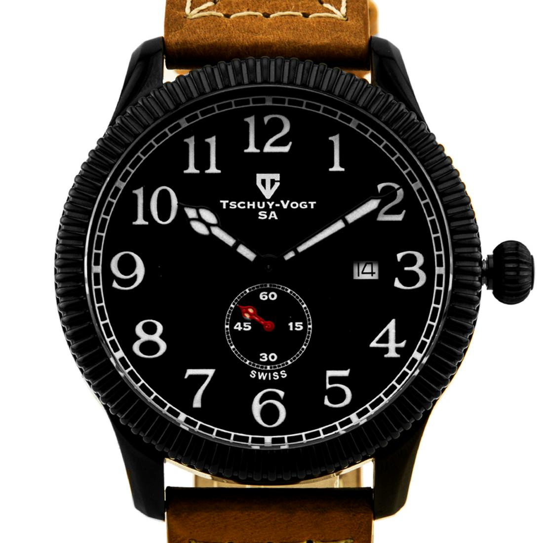 Tschuy-Vogt 45mm Case Men's Military Design Watch (1 of 3)