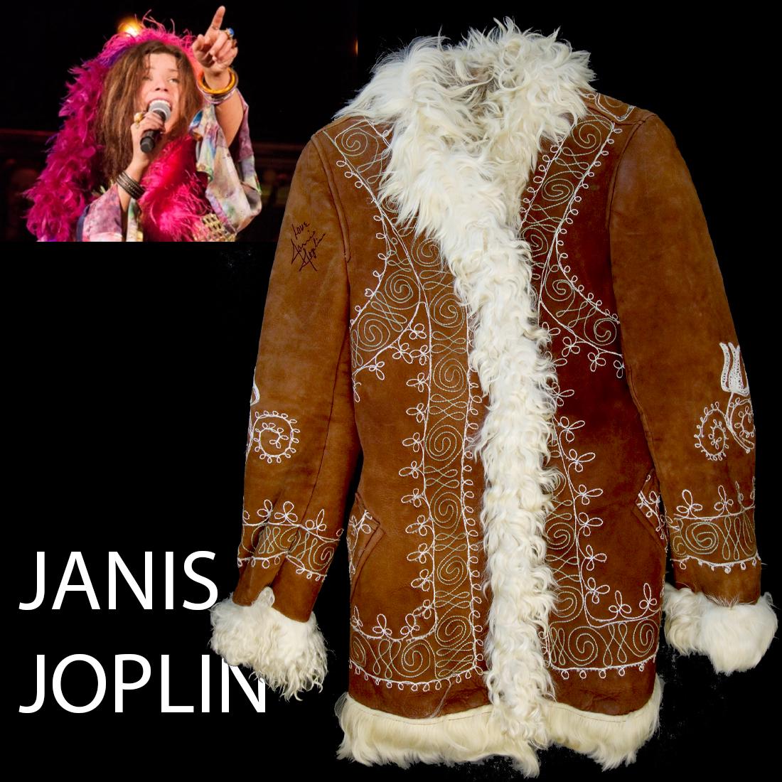 JANIS JOPLIN'S SIGNED AFGHAN COAT (1 of 5)