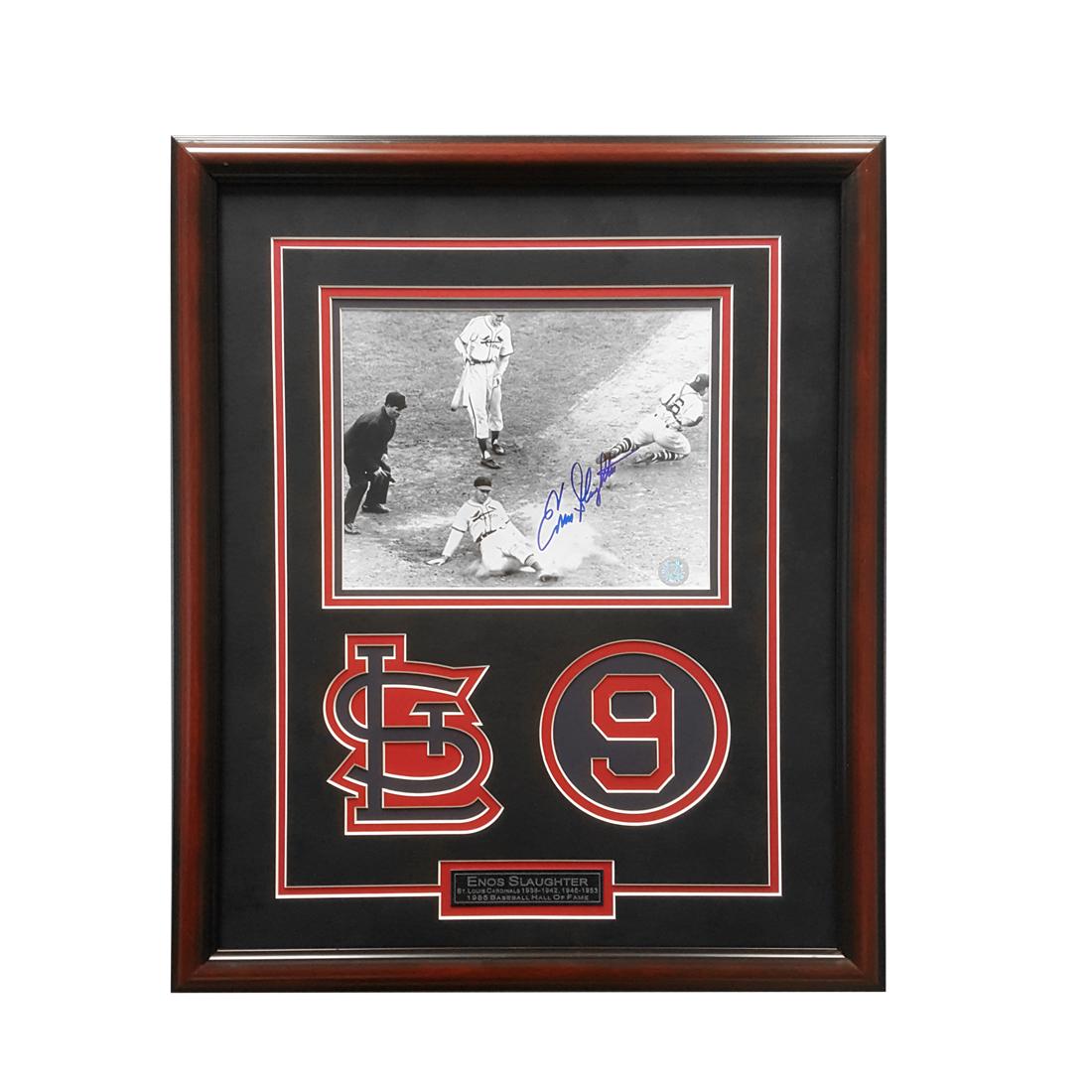 Enos Slaughter St Louis Cardinals 20x16 Signed GFA (1 of 1)