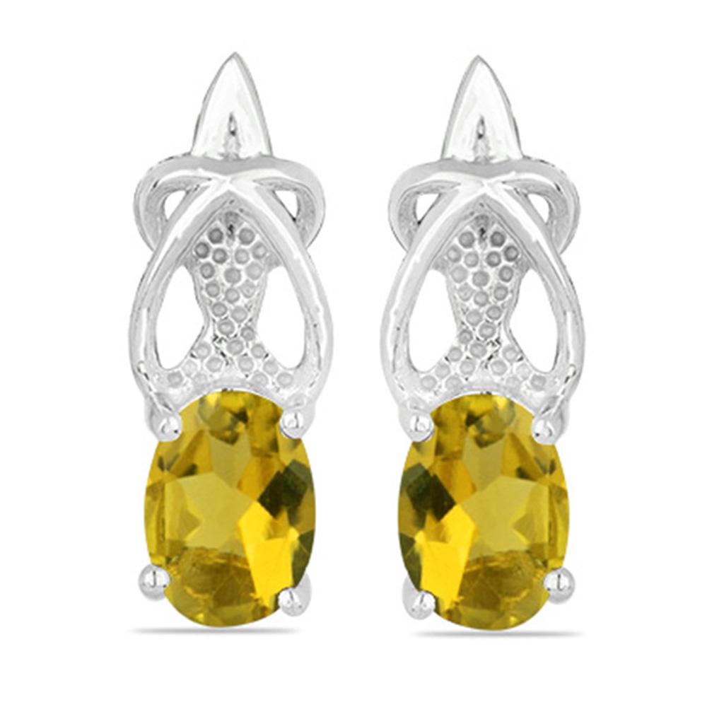 1.35ct Multi-Tourmaline Silver Classic Earrings (1 of 2)