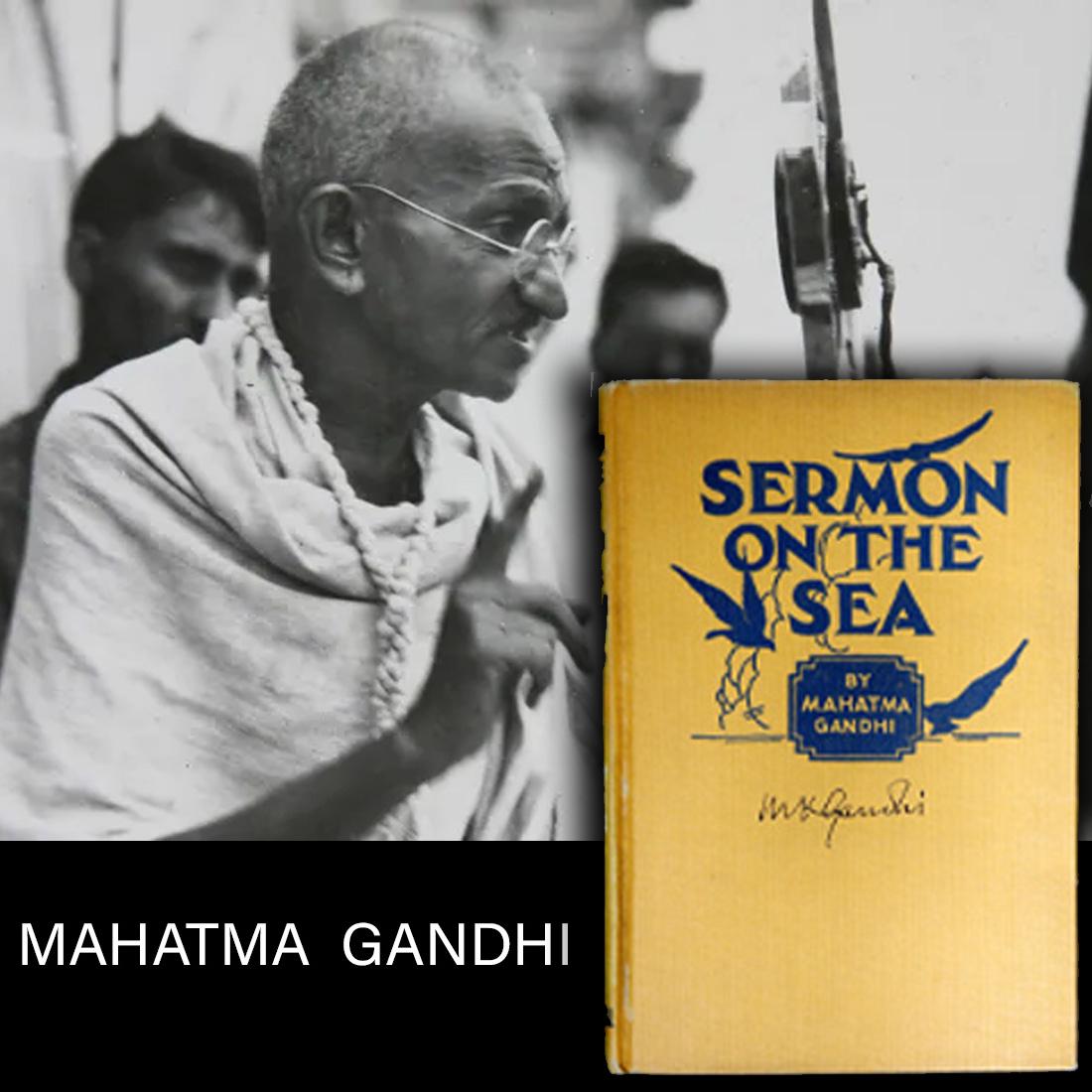 GANDHI SIGNED 1st EDITION "SERMON ON THE SEA" BOOK (1 of 6)