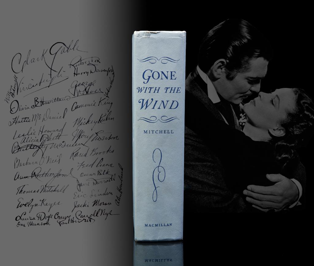 GONE WITH THE WIND CAST SIGNED BOOK 1936 (1 of 8)