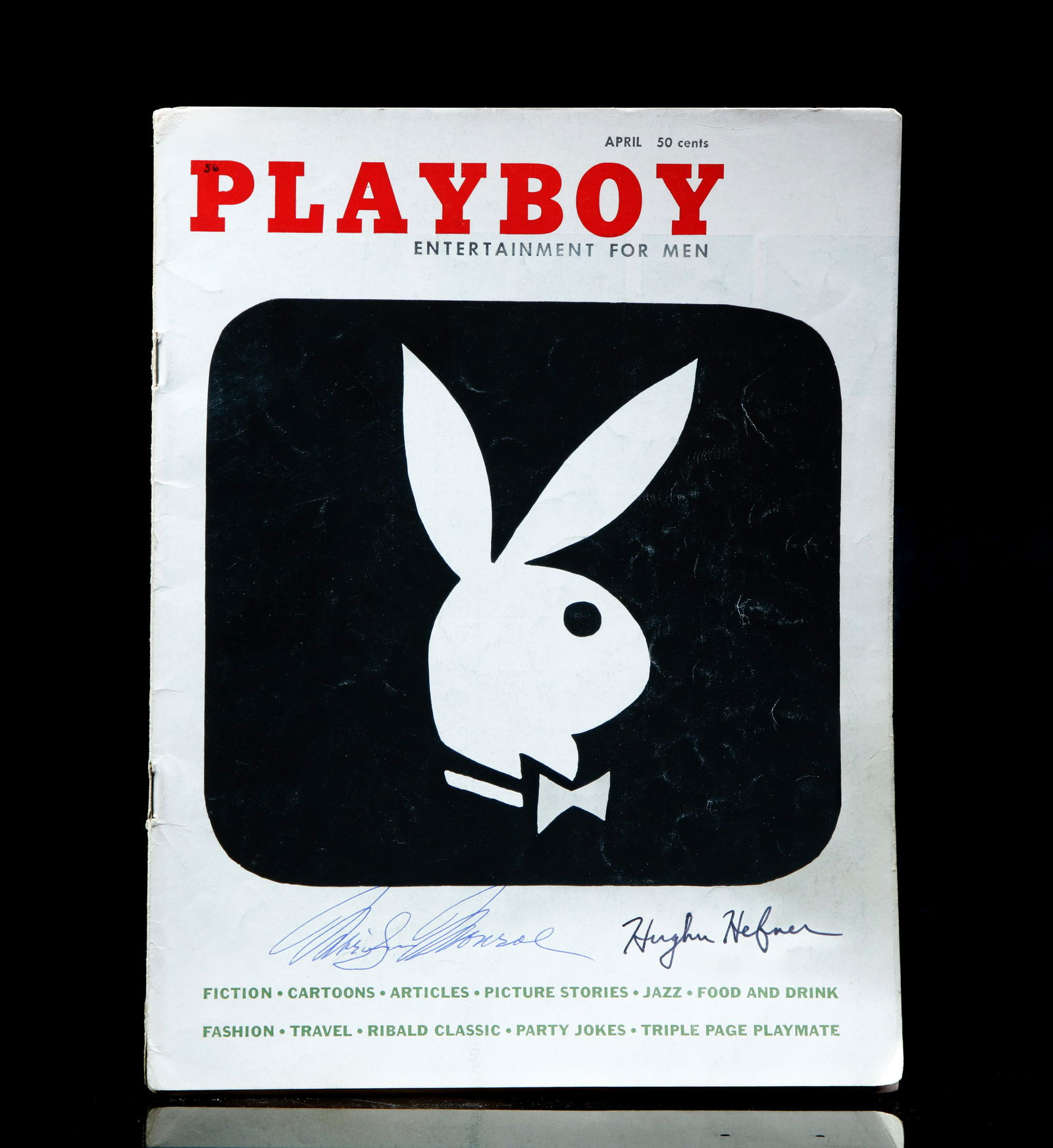Monroe & Hefner Signed 1950s Playboy Magazine (1 of 5)